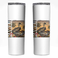 Hawaii Tropical Bird Skinny Tumbler Summer Island Vacation Gift
