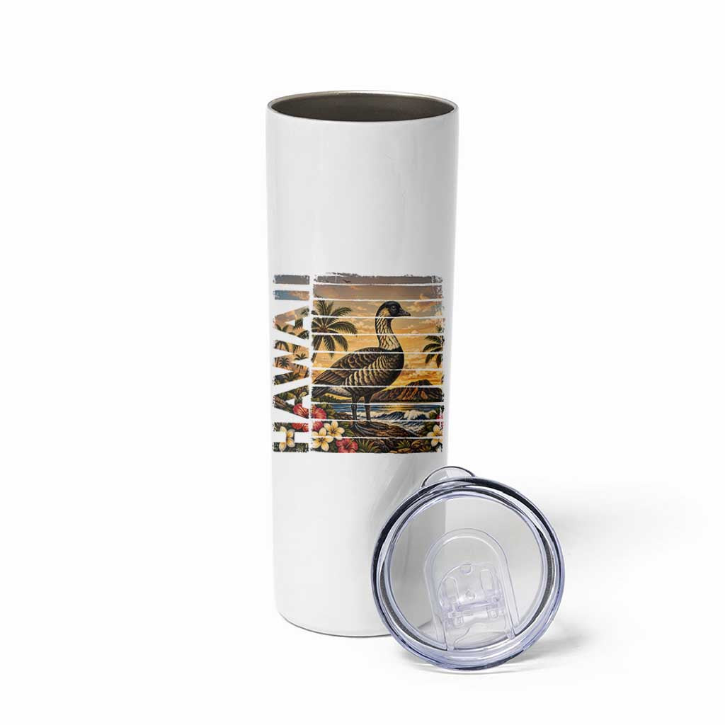 Hawaii Tropical Bird Skinny Tumbler Summer Island Vacation Gift