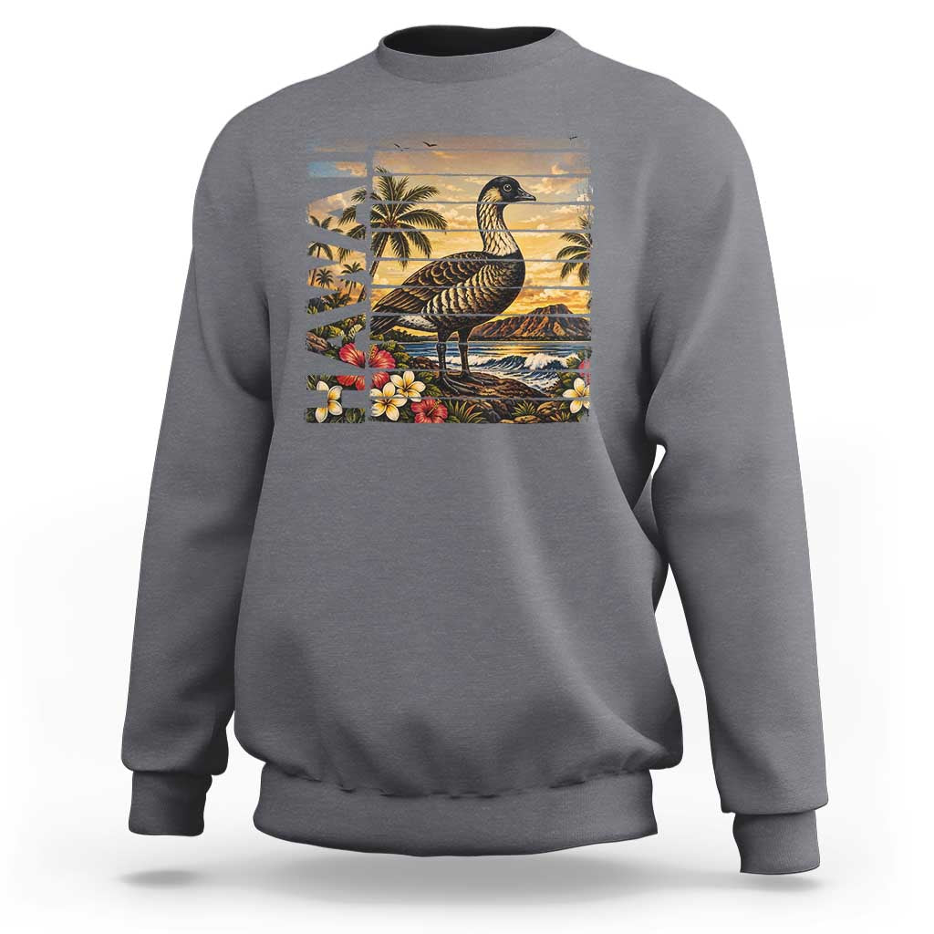 Hawaii Tropical Bird Sweatshirt Summer Island Vacation Gift