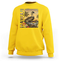 Hawaii Tropical Bird Sweatshirt Summer Island Vacation Gift