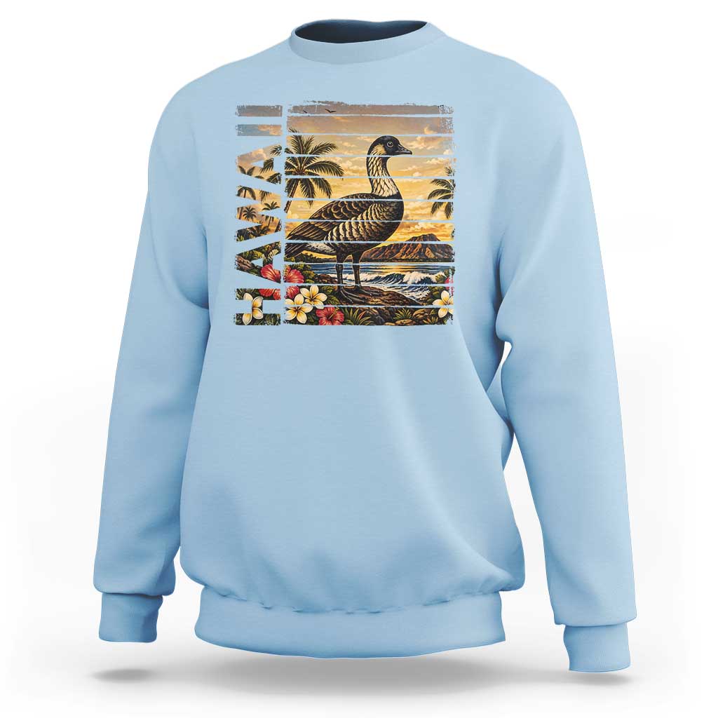 Hawaii Tropical Bird Sweatshirt Summer Island Vacation Gift