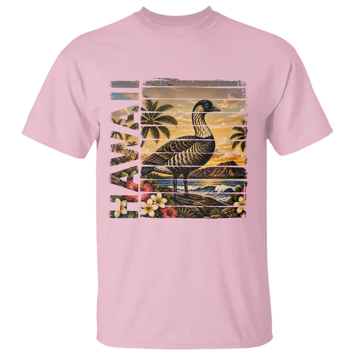 Hawaii Tropical Bird T Shirt Summer Island Vacation Gift