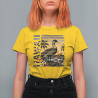 Hawaii Tropical Bird T Shirt For Women Summer Island Vacation Gift