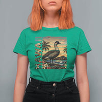 Hawaii Tropical Bird T Shirt For Women Summer Island Vacation Gift