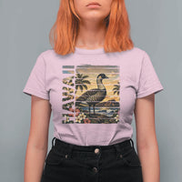 Hawaii Tropical Bird T Shirt For Women Summer Island Vacation Gift