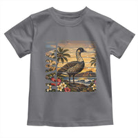 Hawaii Tropical Bird Toddler T Shirt Summer Island Vacation Gift