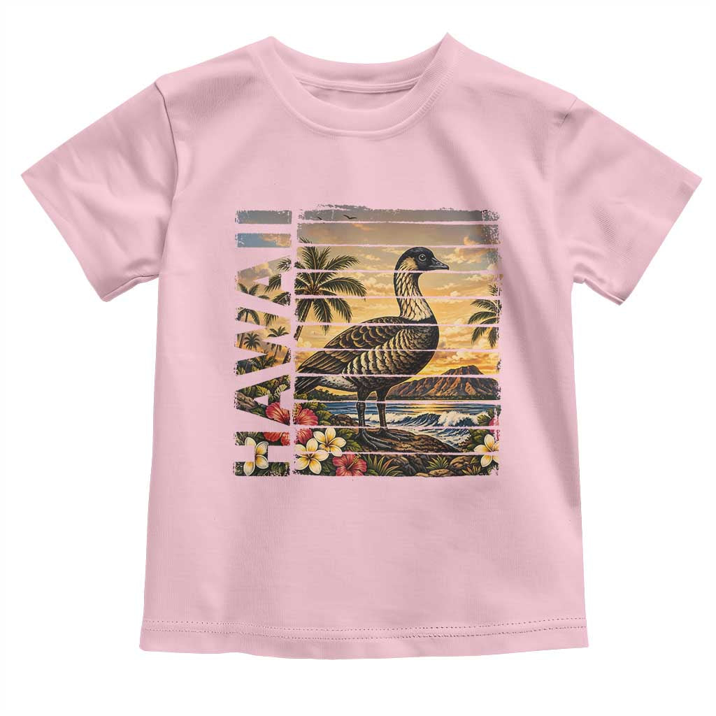 Hawaii Tropical Bird Toddler T Shirt Summer Island Vacation Gift