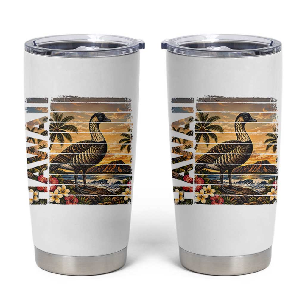 Hawaii Tropical Bird Tumbler Cup Summer Island Vacation Gift