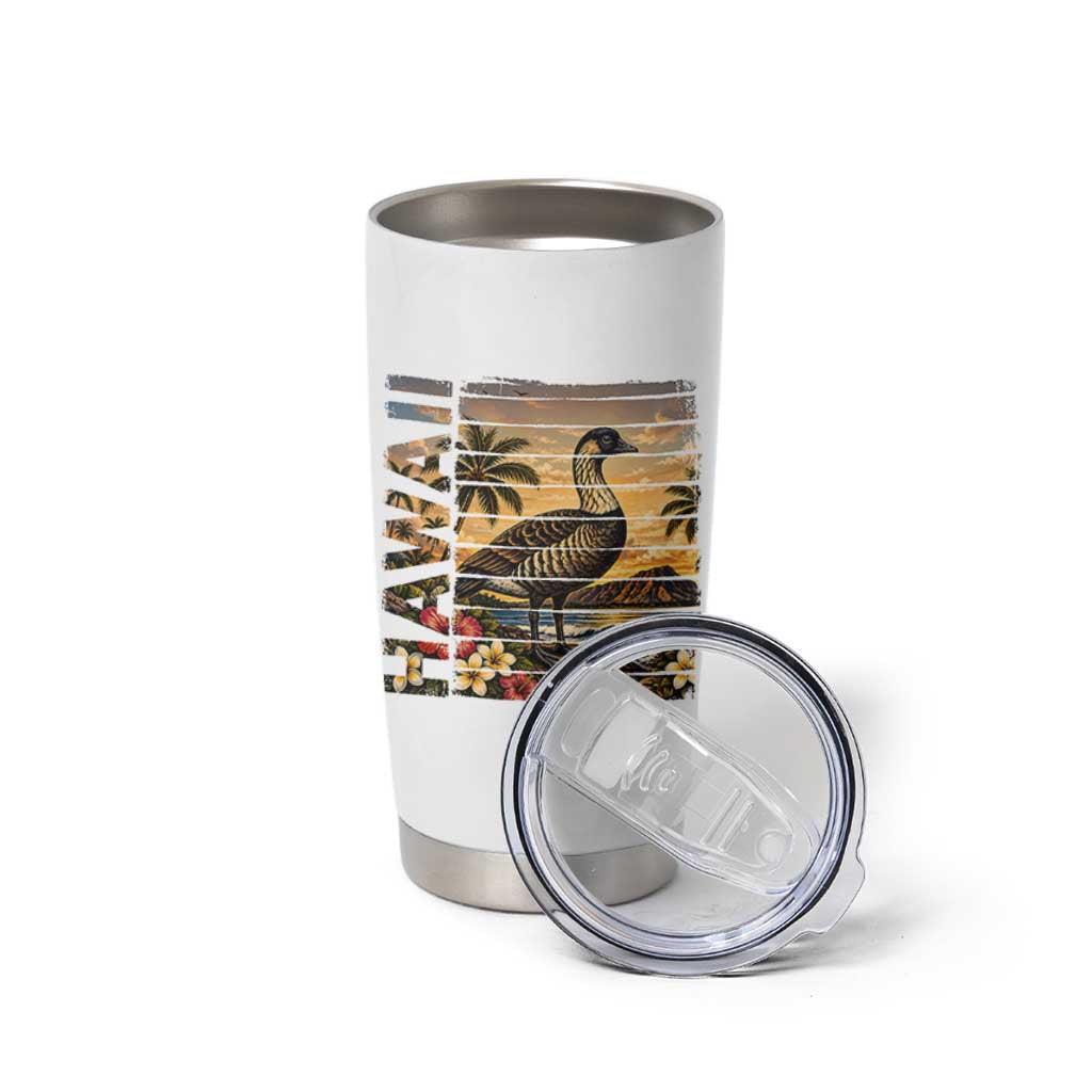 Hawaii Tropical Bird Tumbler Cup Summer Island Vacation Gift