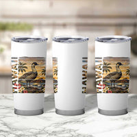Hawaii Tropical Bird Tumbler Cup Summer Island Vacation Gift