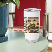 Hawaii Tropical Bird Tumbler Cup Summer Island Vacation Gift