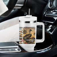 Hawaii Tropical Bird Tumbler With Handle Summer Island Vacation Gift