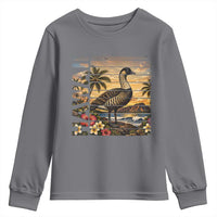 Hawaii Tropical Bird Youth Sweatshirt Summer Island Vacation Gift