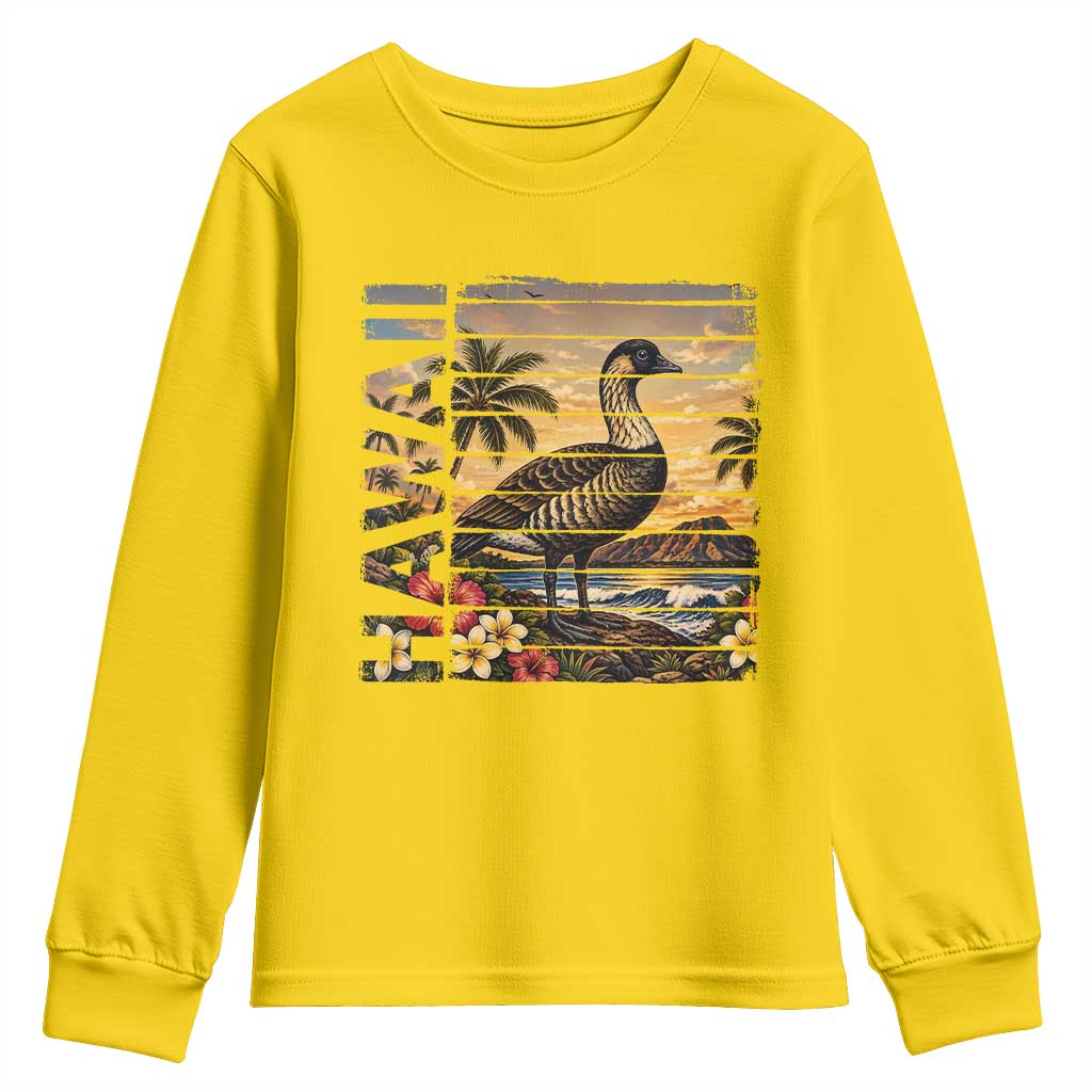 Hawaii Tropical Bird Youth Sweatshirt Summer Island Vacation Gift