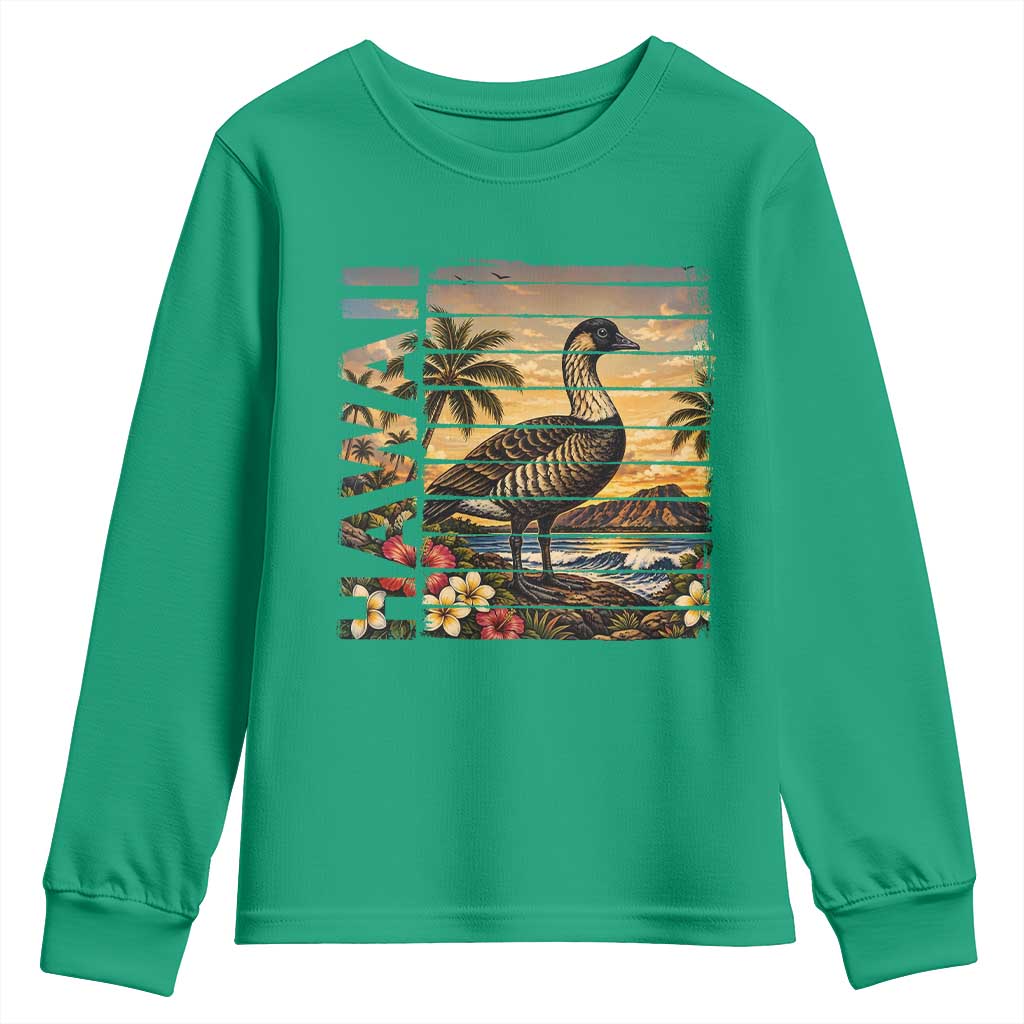Hawaii Tropical Bird Youth Sweatshirt Summer Island Vacation Gift