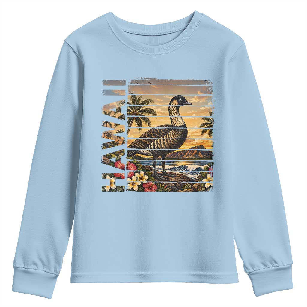 Hawaii Tropical Bird Youth Sweatshirt Summer Island Vacation Gift