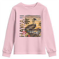 Hawaii Tropical Bird Youth Sweatshirt Summer Island Vacation Gift