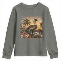 Hawaii Tropical Bird Youth Sweatshirt Summer Island Vacation Gift