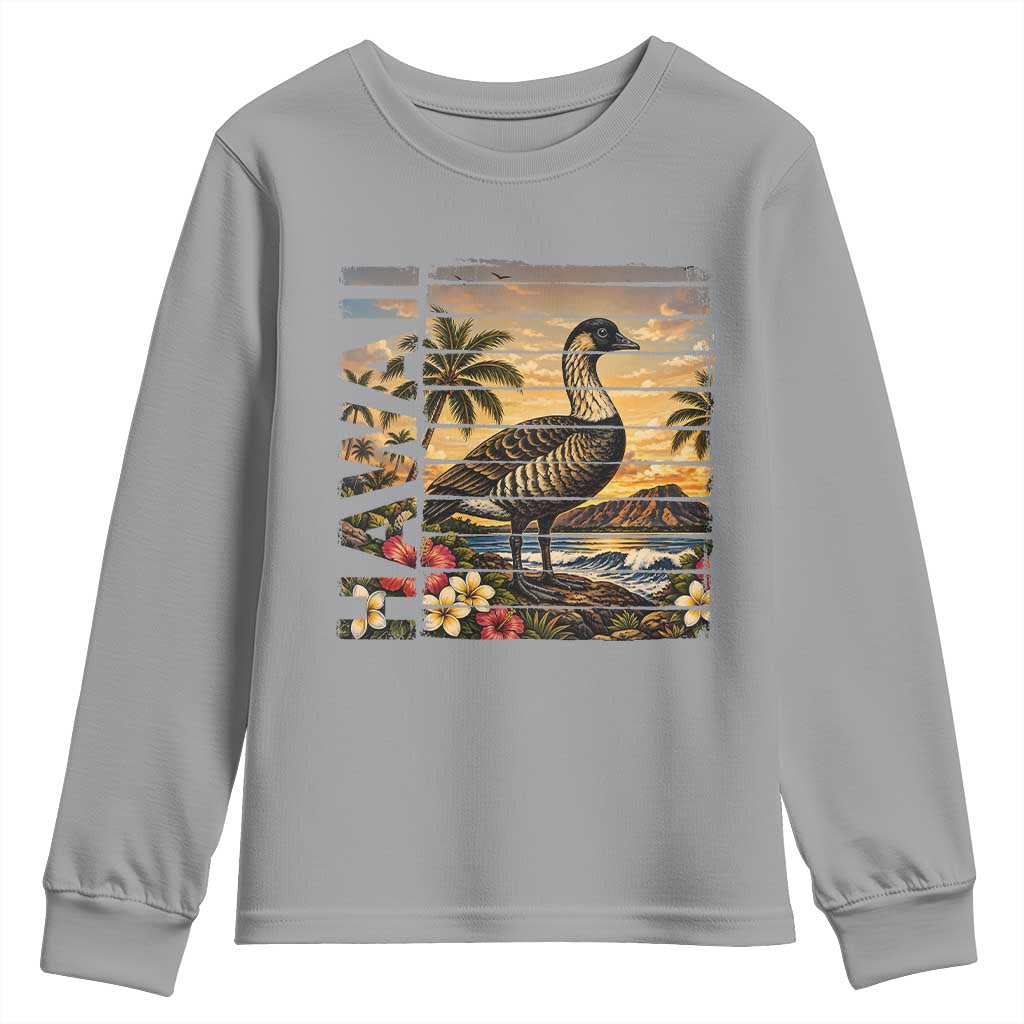 Hawaii Tropical Bird Youth Sweatshirt Summer Island Vacation Gift