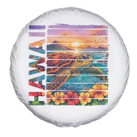 Hawaii Sea Turtle Spare Tire Cover Tropical Sunset Island Vacation Gift