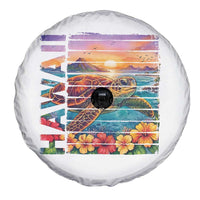 Hawaii Sea Turtle Spare Tire Cover Tropical Sunset Island Vacation Gift