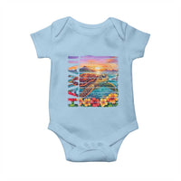 Hawaii Sea Turtle Baby Onesie Tropical Sunset Island Vacation Gift