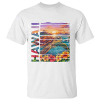 Hawaii Sea Turtle T Shirt Tropical Sunset Island Vacation Gift
