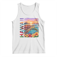 Hawaii Sea Turtle Tank Top Tropical Sunset Island Vacation Gift