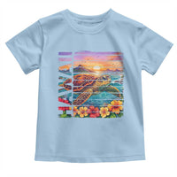 Hawaii Sea Turtle Toddler T Shirt Tropical Sunset Island Vacation Gift