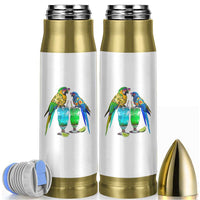 Hawaiian Parrots Drinking Margaritas Bullet Tumbler Beach Vacation Gift