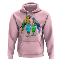 Hawaiian Parrots Drinking Margaritas Hoodie Beach Vacation Gift