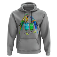 Hawaiian Parrots Drinking Margaritas Hoodie Beach Vacation Gift
