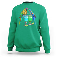 Hawaiian Parrots Drinking Margaritas Sweatshirt Beach Vacation Gift