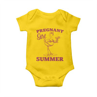 Flamingo Pregnancy Announcement Baby Onesie Summer Beach Mom To Be Gift