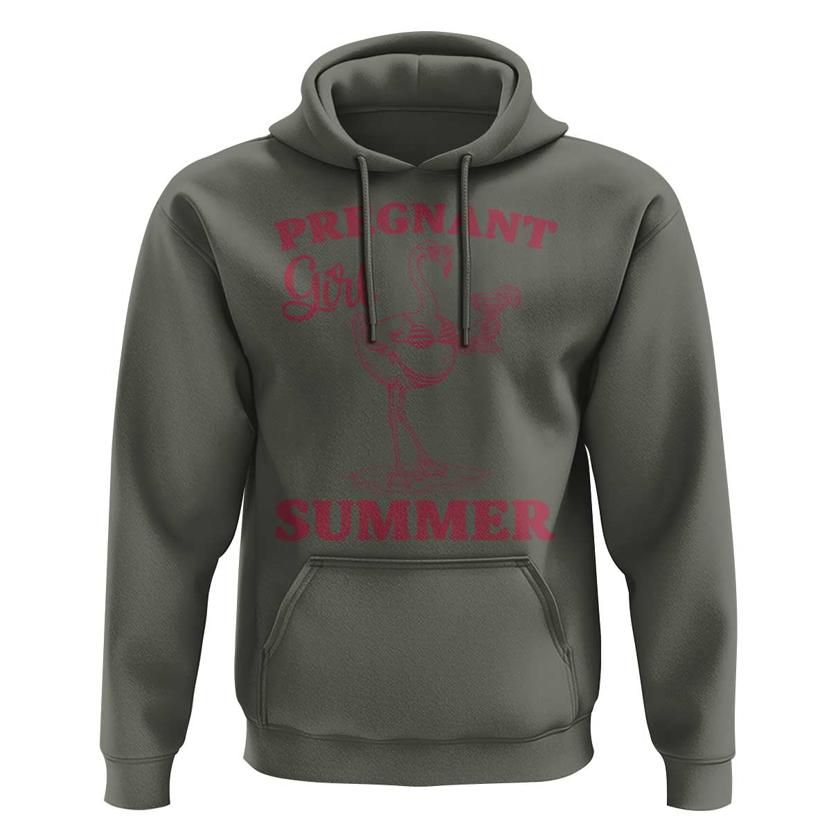 Flamingo Pregnancy Announcement Hoodie Summer Beach Mom To Be Gift
