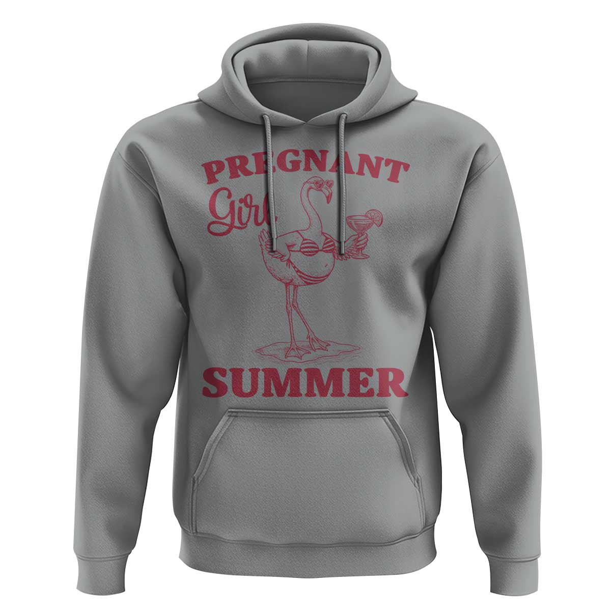 Flamingo Pregnancy Announcement Hoodie Summer Beach Mom To Be Gift