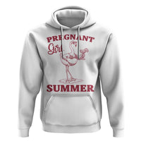 Flamingo Pregnancy Announcement Hoodie Summer Beach Mom To Be Gift
