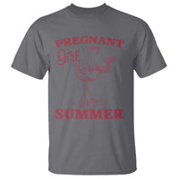 Flamingo Pregnancy Announcement T Shirt Summer Beach Mom To Be Gift