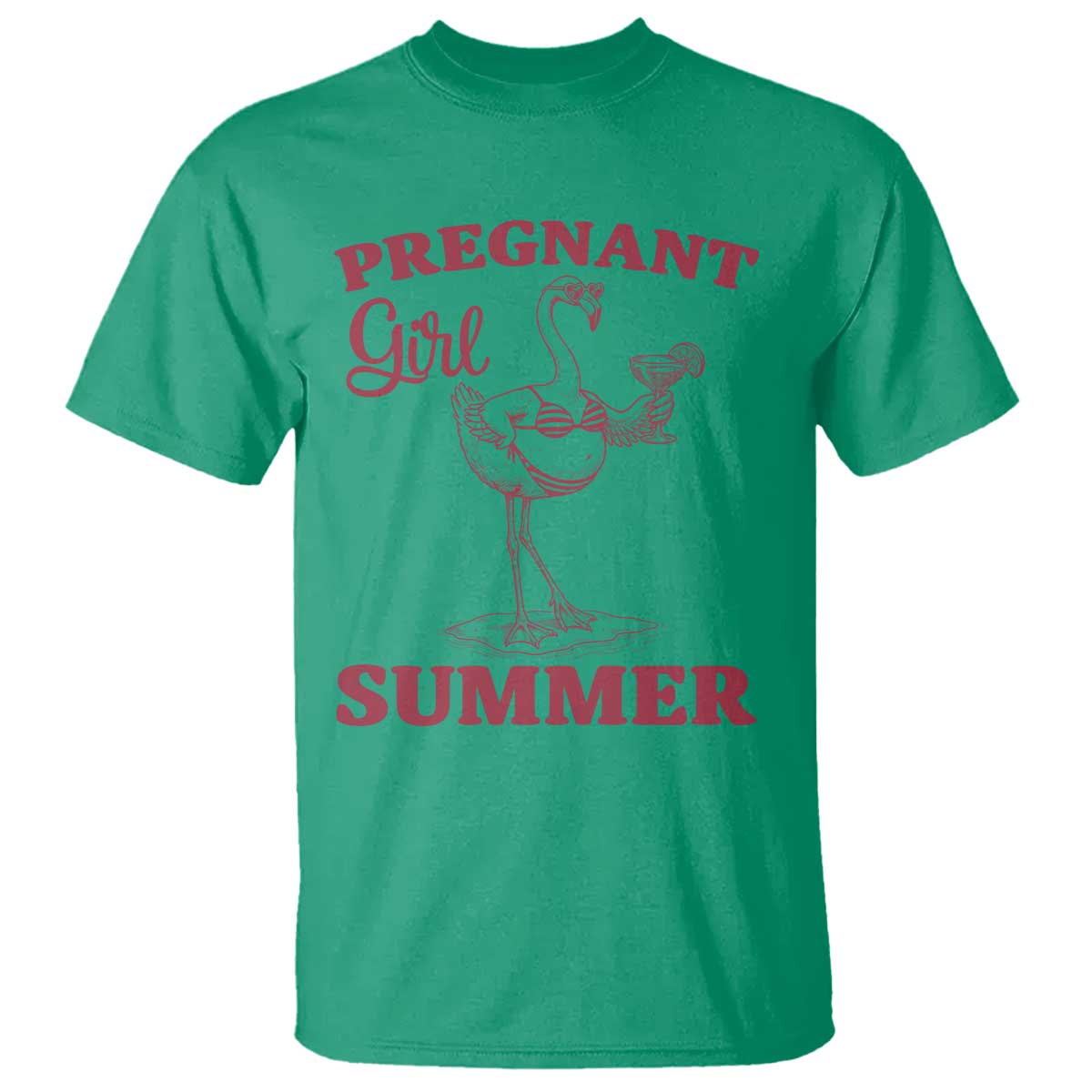 Flamingo Pregnancy Announcement T Shirt Summer Beach Mom To Be Gift