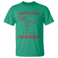 Flamingo Pregnancy Announcement T Shirt Summer Beach Mom To Be Gift