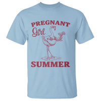 Flamingo Pregnancy Announcement T Shirt Summer Beach Mom To Be Gift
