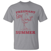 Flamingo Pregnancy Announcement T Shirt Summer Beach Mom To Be Gift