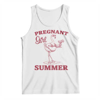 Flamingo Pregnancy Announcement Tank Top Summer Beach Mom To Be Gift