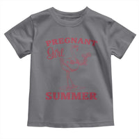 Flamingo Pregnancy Announcement Toddler T Shirt Summer Beach Mom To Be Gift