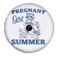 Raccoon Pregnancy Announcement Spare Tire Cover Summer Beach Mom To Be Gift
