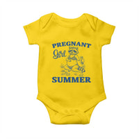Raccoon Pregnancy Announcement Baby Onesie Summer Beach Mom To Be Gift