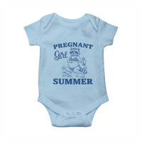 Raccoon Pregnancy Announcement Baby Onesie Summer Beach Mom To Be Gift