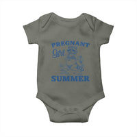 Raccoon Pregnancy Announcement Baby Onesie Summer Beach Mom To Be Gift