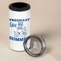 Raccoon Pregnancy Announcement 4 in 1 Can Cooler Tumbler Summer Beach Mom To Be Gift
