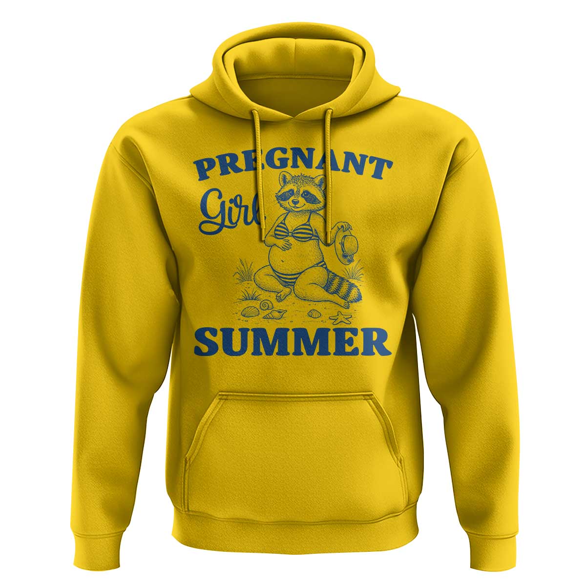Raccoon Pregnancy Announcement Hoodie Summer Beach Mom To Be Gift